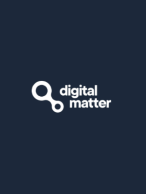 Kracht van partnerschappen logo digitale materie